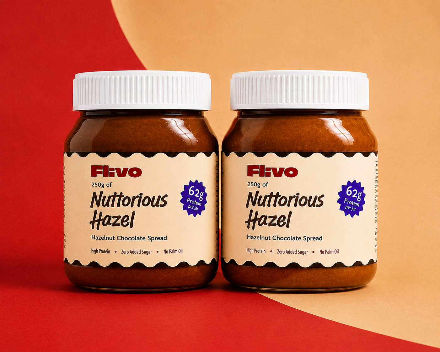 Pack of 2 Flivo Nuttorious Hazel (500g)
