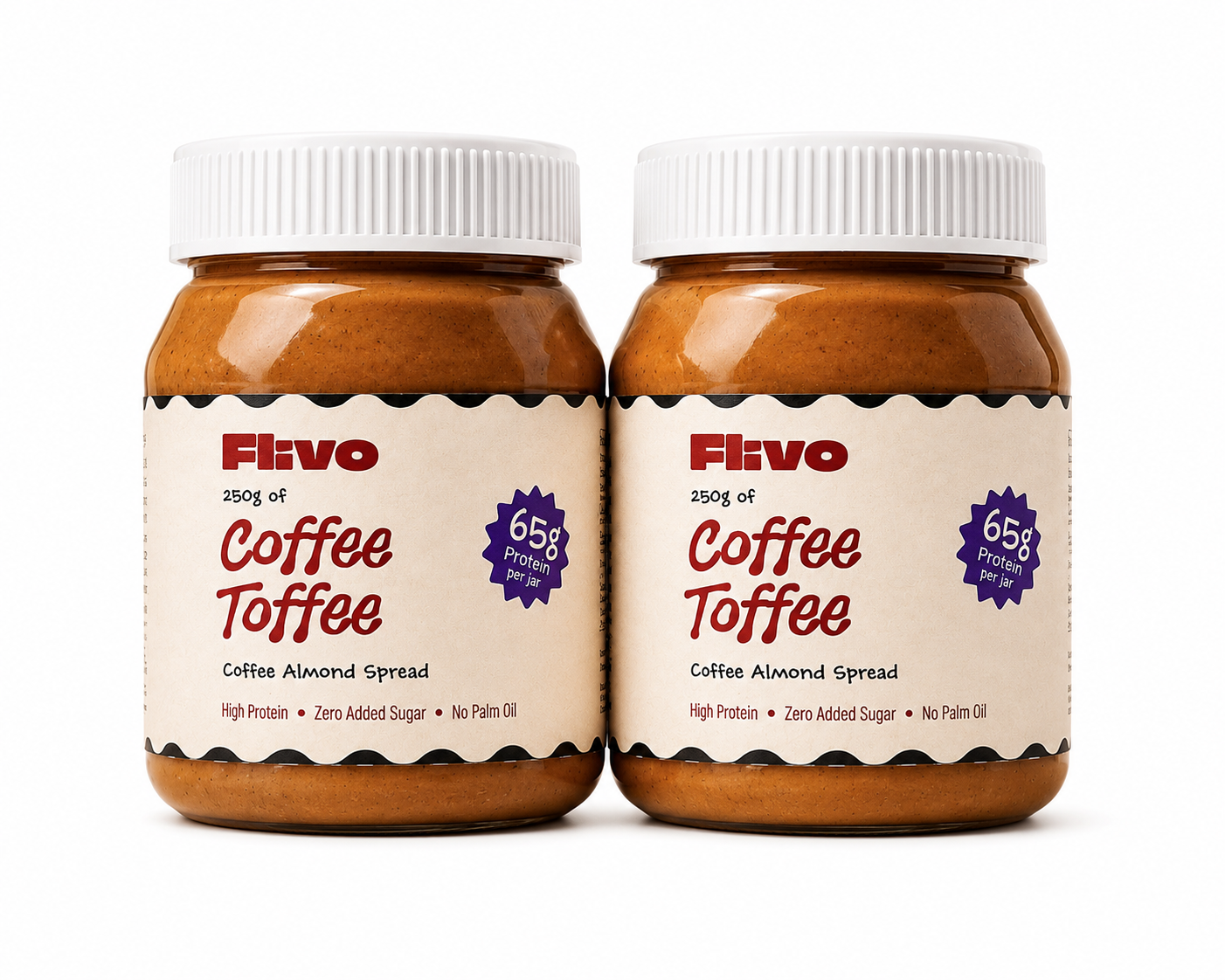 Pack of 2 Flivo Coffee Toffee (500g)