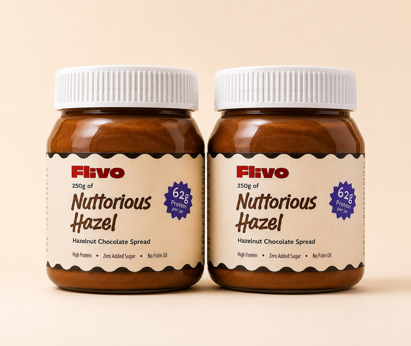 Pack of 2 Flivo Nuttorious Hazel (500g)